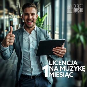 licencja na publiczne odtwarzanie muzyki bez oplat zaiks na 1 mies