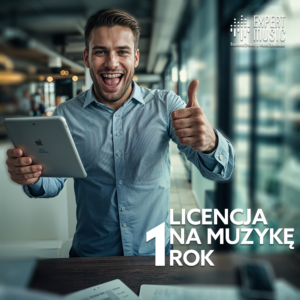 licencja na publiczne odtwarzanie muzyki bez oplat zaiks na 1 rok