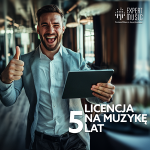 licencja na publiczne odtwarzanie muzyki bez oplat zaiks na 5 lat